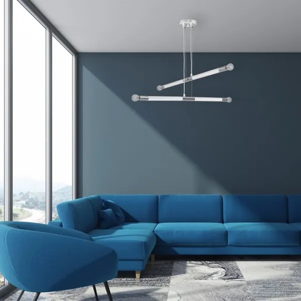 Csillár BASTONE WHITE 4xE14 / 40W / 230V