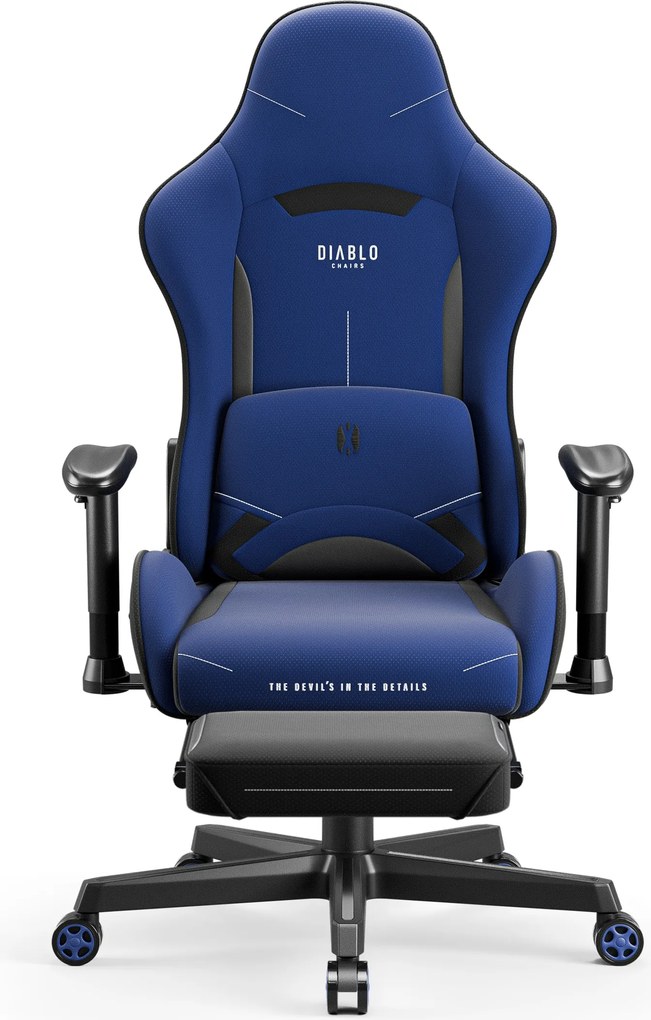 Diablo X-Starter sötétkék szövet játék szék