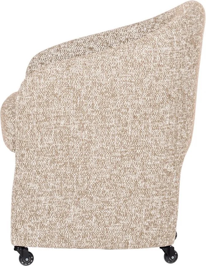 Bézs kárpitozott irodai szék Cordo – WOOOD