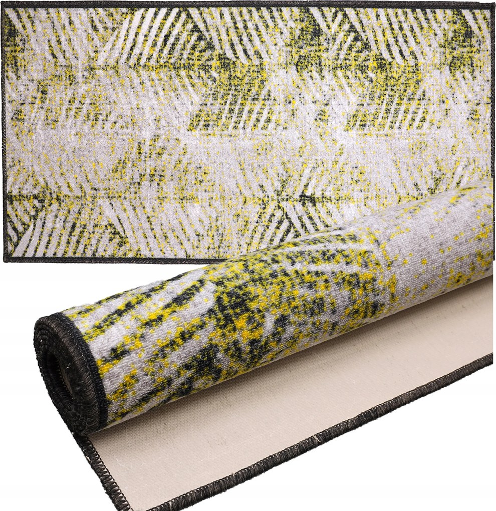 Futószőnyeg Velúr Szőnyeg Puha Csúszásgátló Alj Velúr Gél 67x80CM