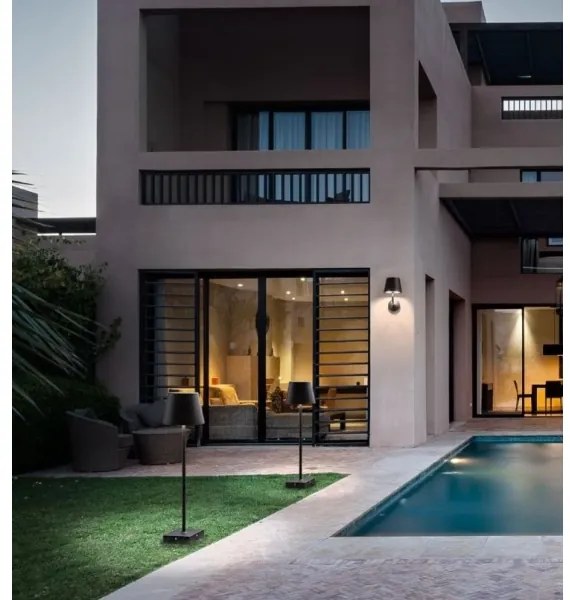 Redo 9127 - LED Kültéri lámpa GIORGIO LED/7W/230V IP65 fekete