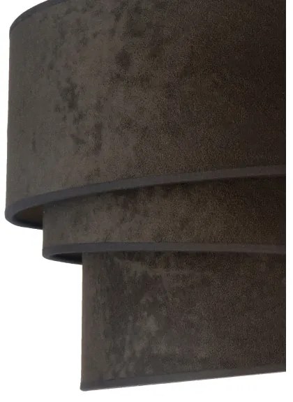 Duolla - Mennyezeti lámpa DEVON 1xE27/40W/230V átm. 45 cm fekete/arany