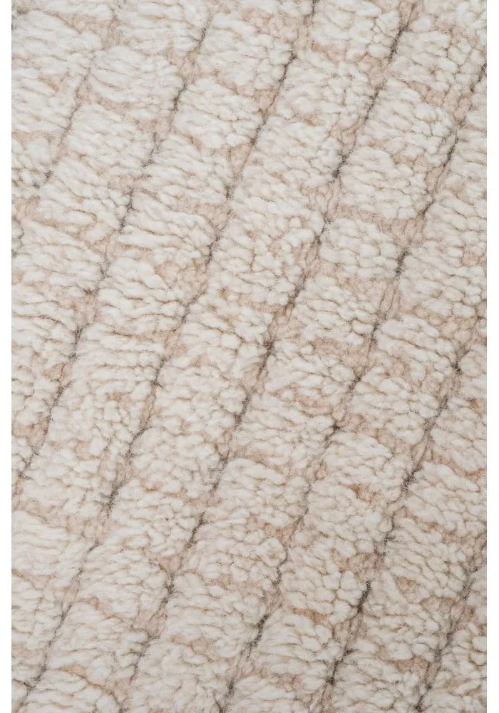 Bézs mosható-kézi szövésű gyapjú szőnyeg 170x240 cm Unexpected Wool – Lorena Canals