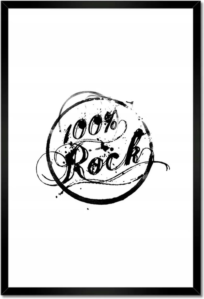 Poszterek keretben 40x60 100 százalék Rock zene