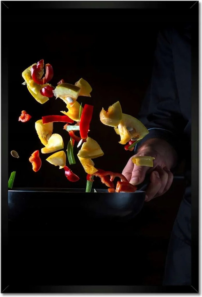 Poszterek keretben 40x60 Vegetáriánus ételek