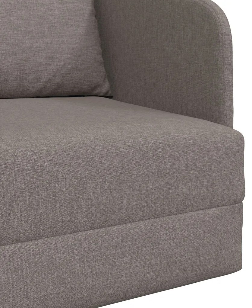 Földi kanapéágy 2 az 1-ben Taupe 65x80x83 cm Szövet