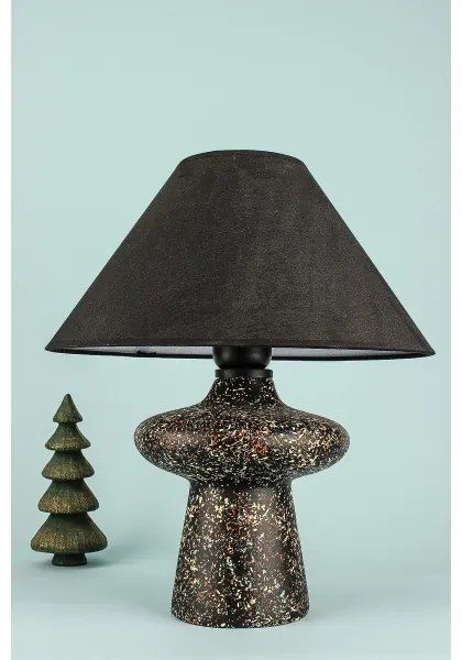 Asztali lámpa RAMZES 1xE27/40W/230V fekete