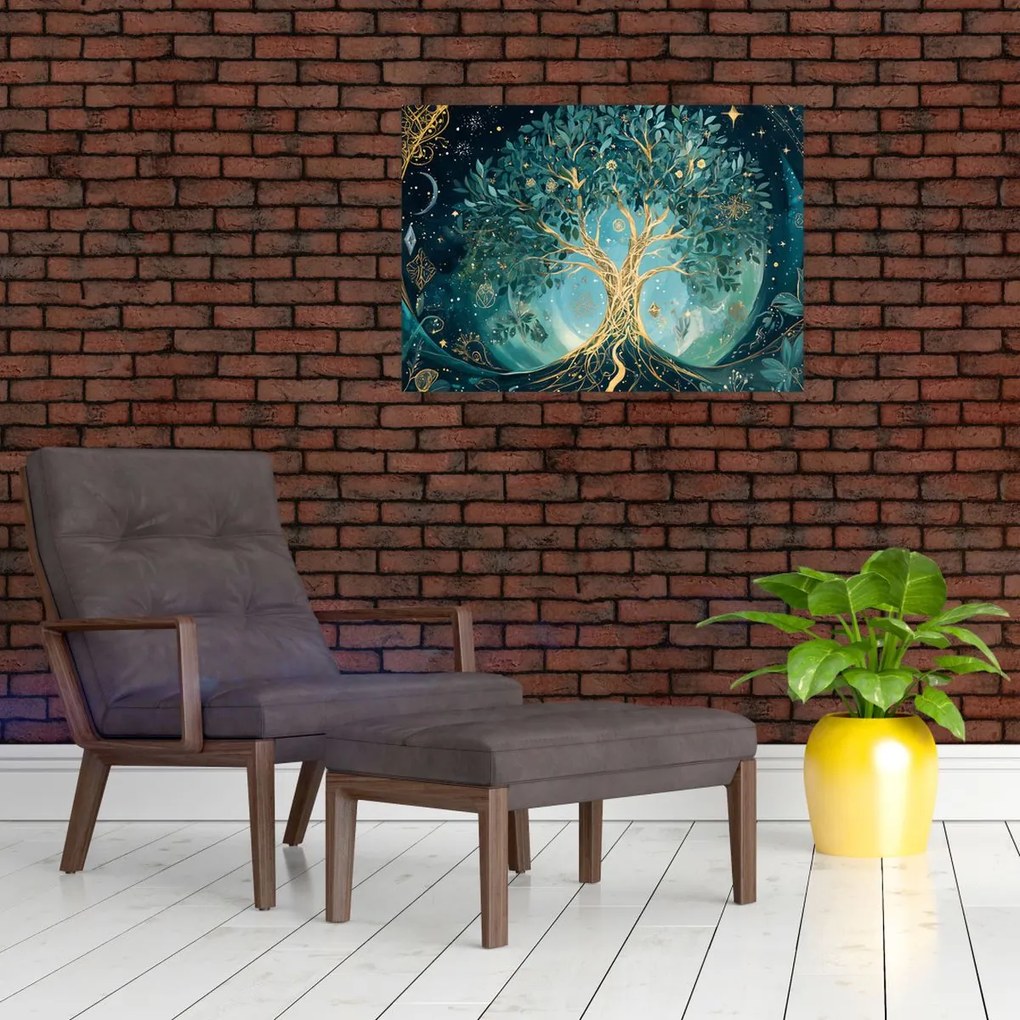 Kép – Életfa az univerzumban (70x50 cm)