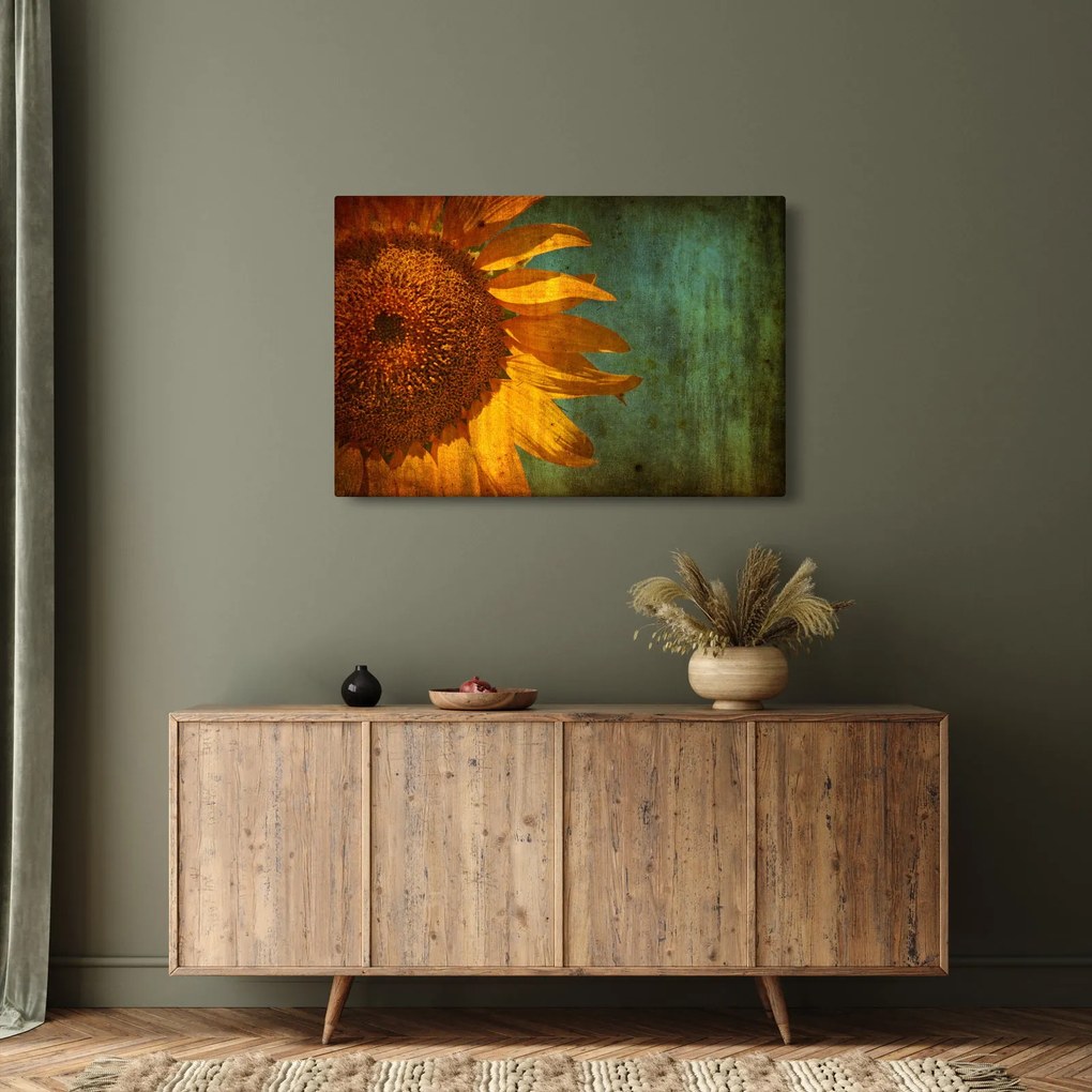 Kép - napraforgó (90x60 cm)