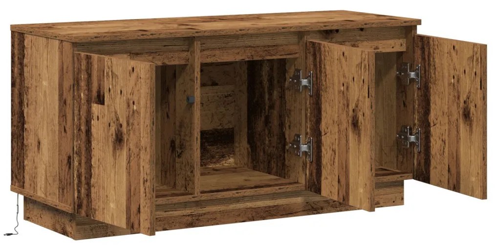 TV Szekrény Régi Fa 100x38x49 cm Szerelt Fa