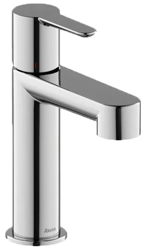 RAVAK Puri PU 014.00 mosdó csaptelep, álló, egykaros, 190mm, leeresztő nlk, króm