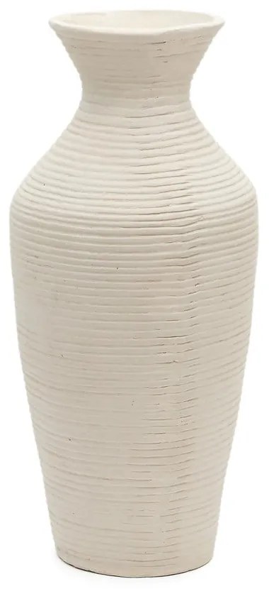 Krémszínű kézzel készített magas váza (magasság 72 cm) Pria – Kave Home