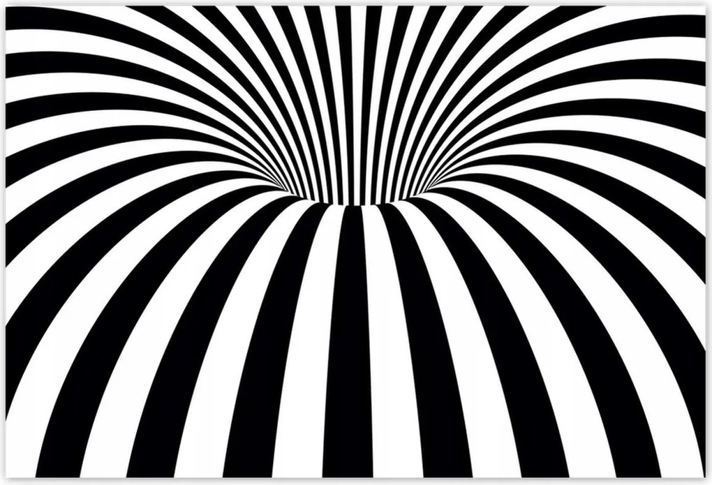 Poszterek 185x125 Absztrakt fekete-fehér