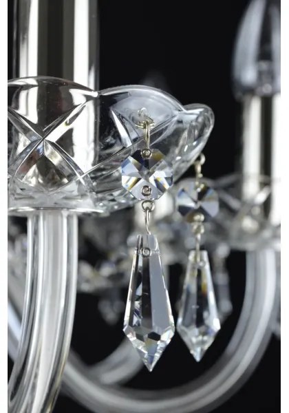 Wranovsky JWZ117082101 - Kristály csillár láncon BONTON 8xE14/40W/230V