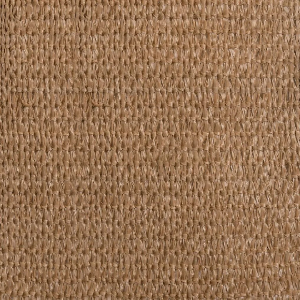 tópszínű HDPE napvitorla 160 g/m² 3,5 x 3,5 x 4,9 m