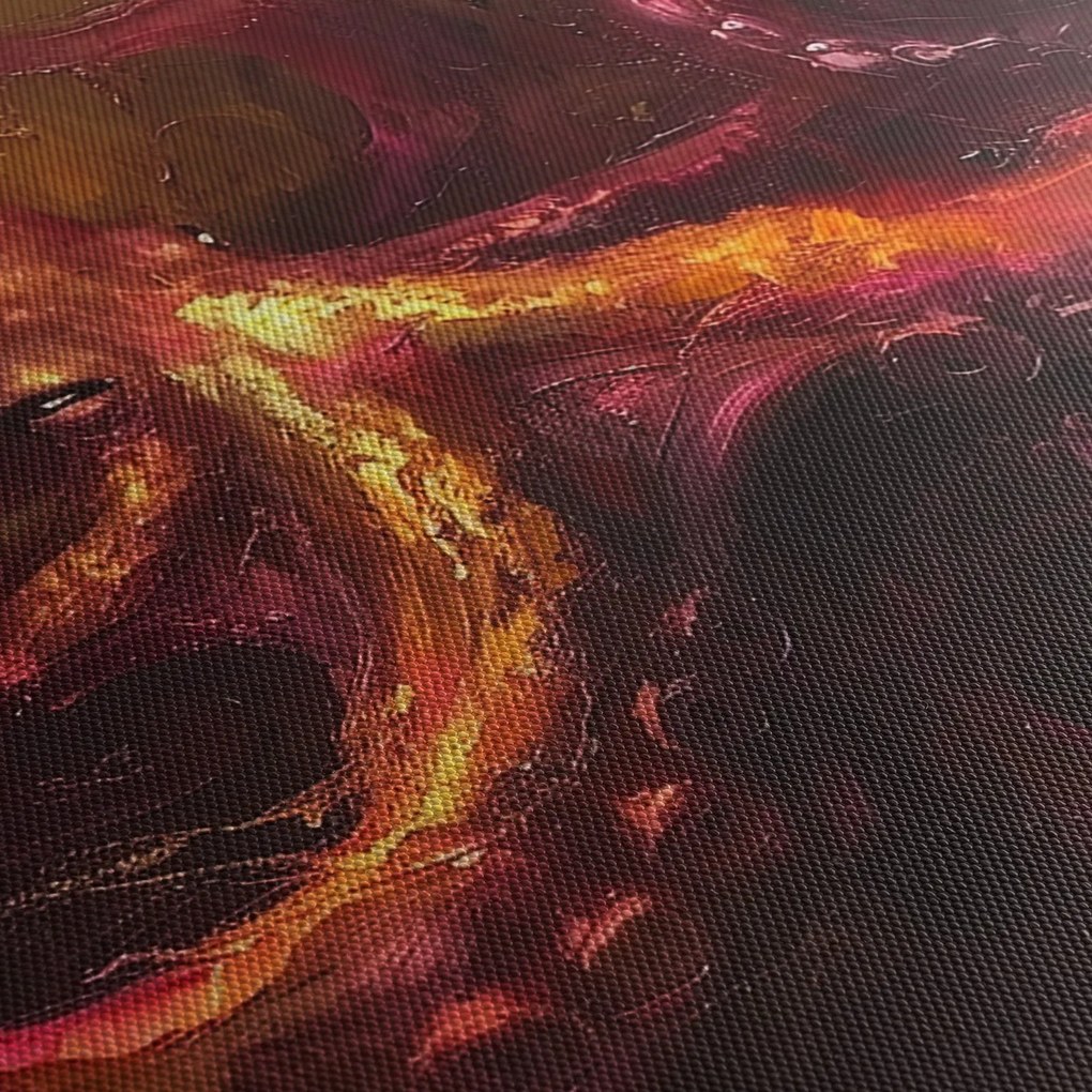 Kép - Polip, olajfestmény (90x60 cm)