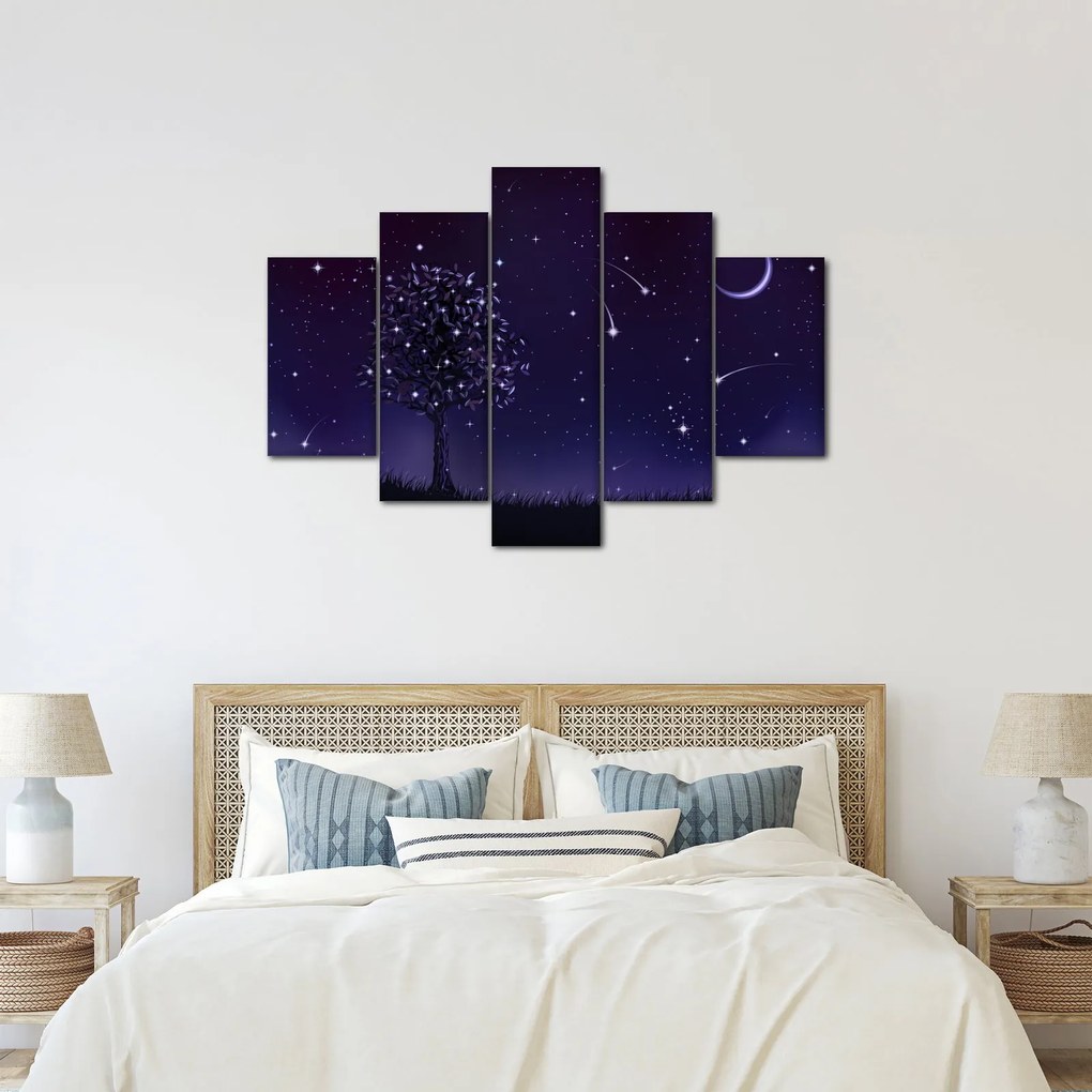 Kép - Illusztrációban fogott éj (150x105 cm)