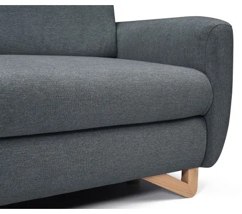 AVESTA háromszemélyes kanapé, antracitszürke