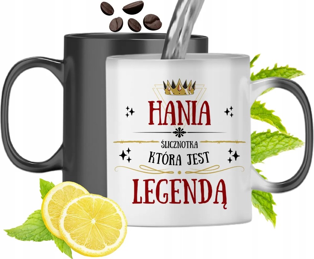 Mágikus Bögre Hani Fekete Színváltós, fényképes nyomattal