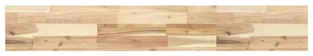 kezeletlen tömör akácfa függőpolc 160 x 20 x 4 cm