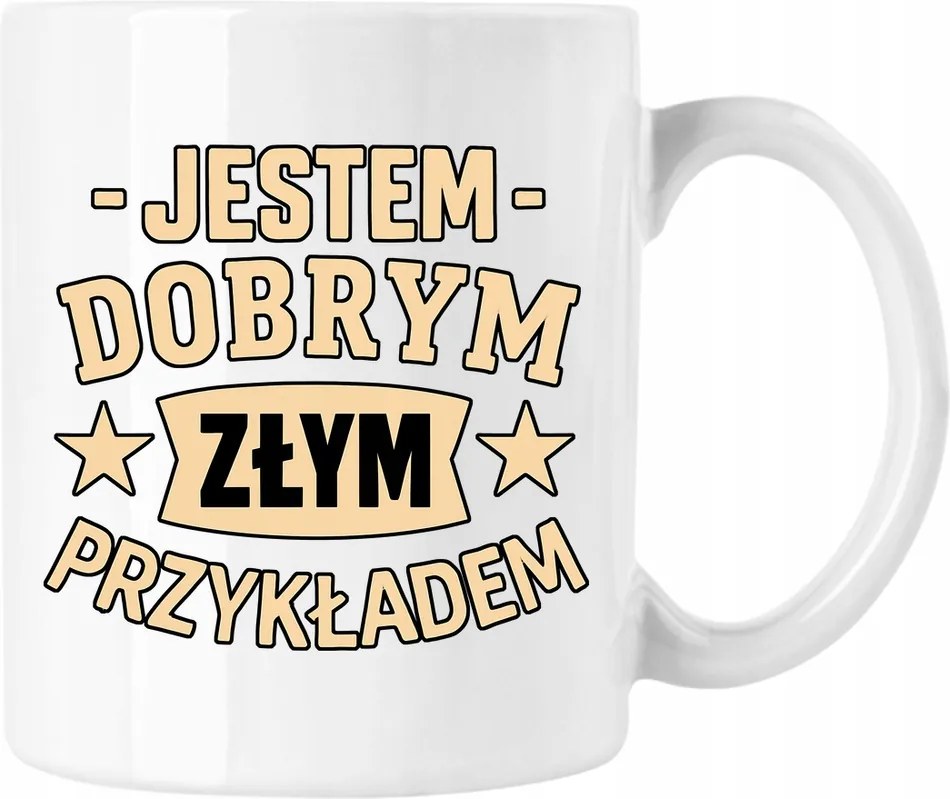 Bögre Jó rossz példa Fehér 330ml