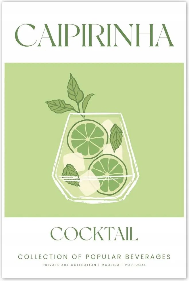 Poszterek 40x60 Caipirinha ital Alkoholos koktél
