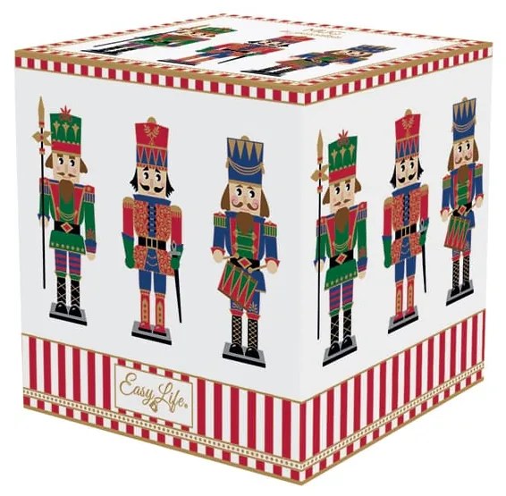 Karácsonyi diótörő mintás porcelán bögre Nutcrackers