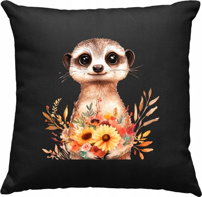 Szurikáta párna Kedves Gyerek 2 Fekete