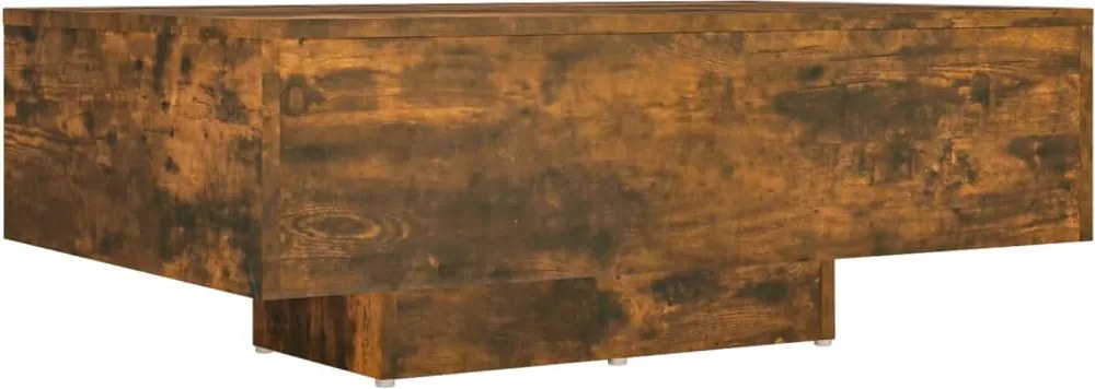 vidaXL füstös tölgy színű szerelt fa dohányzóasztal 85 x 55 x 31 cm