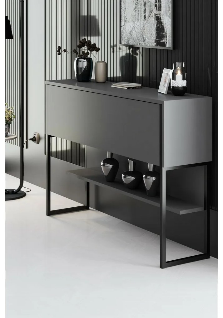 Luxe Anthracite and Black komód