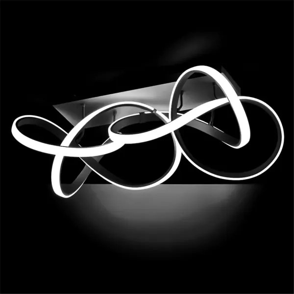 LED fényerőszabályozható mennyezeti lámpatest INDIGO LED/64W/230V fekete