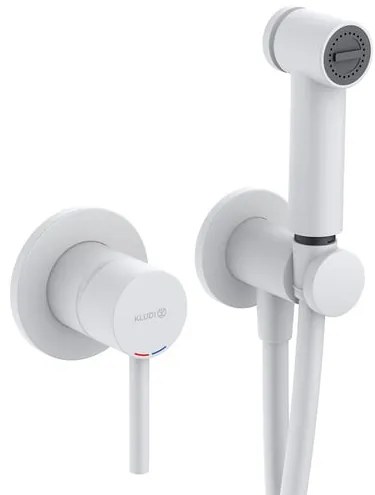 Bidé csaptelep Kludi Bozz vakolat alatti résszel együtt fehér matt 389985376