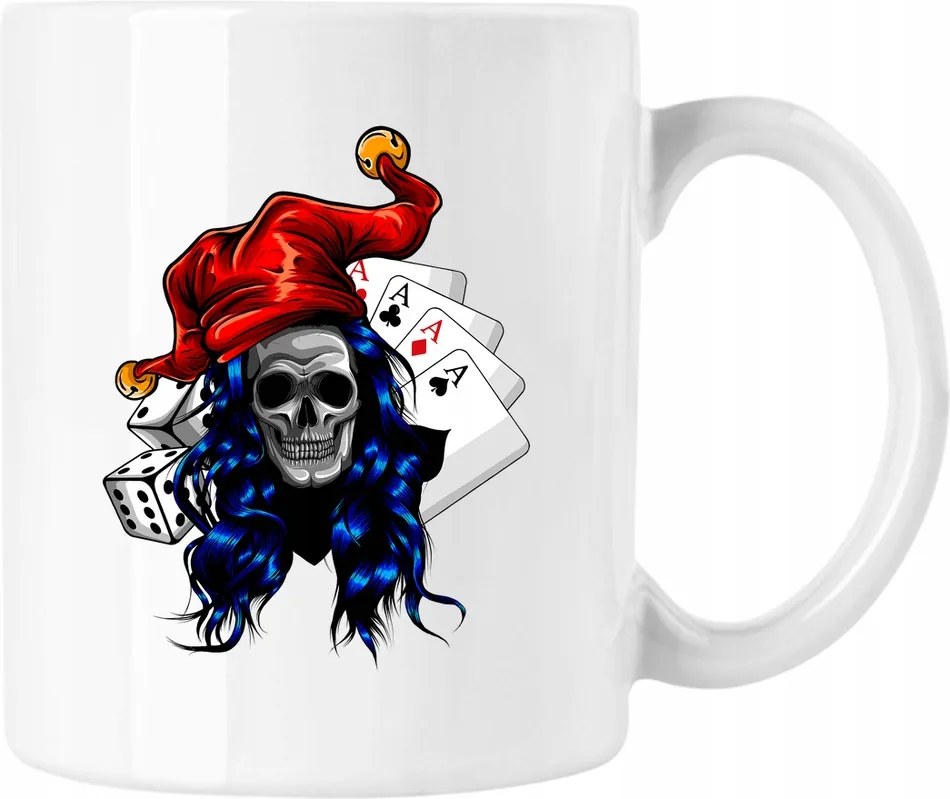 Joker Poker bögre All in Fehér 330ml