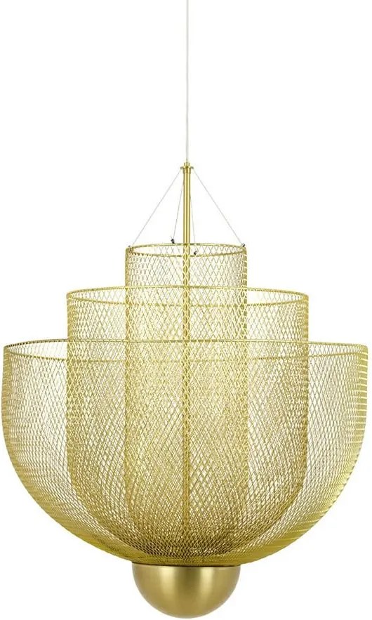 KING HOME MD8167-L ILLUSION Glamour Függesztett Lámpa Arany LED IP20