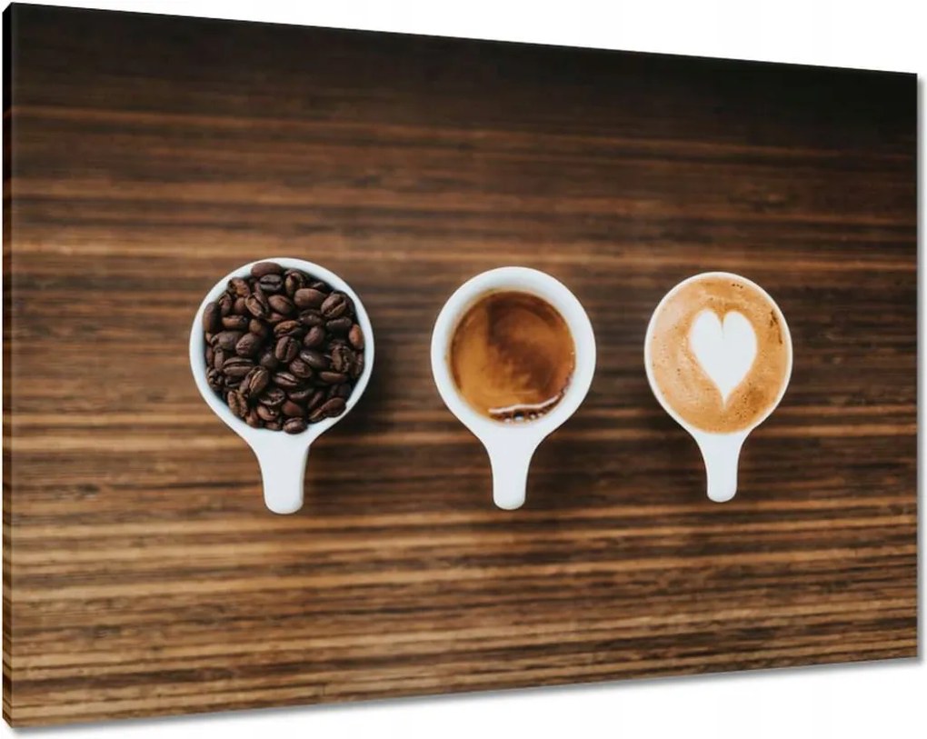Vászonkép 100x70 Kávé a csészék szakértőjének