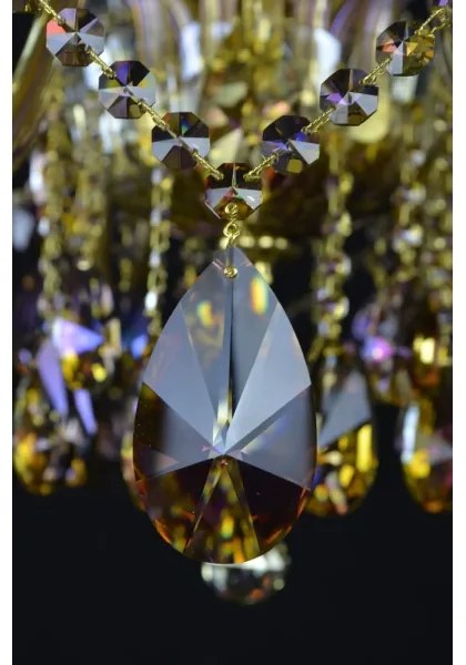 Wranovsky JWZ167061100 - Kristály csillár láncon CLARIT 6xE14/40W/230V