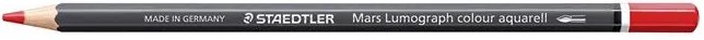 Akvarell színes ceruza, hatszögletű, STAEDTLER Mars&amp;reg; Lumograph&amp;reg; 104, piros (TS1042)