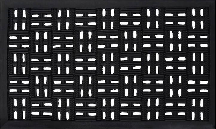 Lábtörlő cipőhöz 45x75 gumi szem matt szilárd