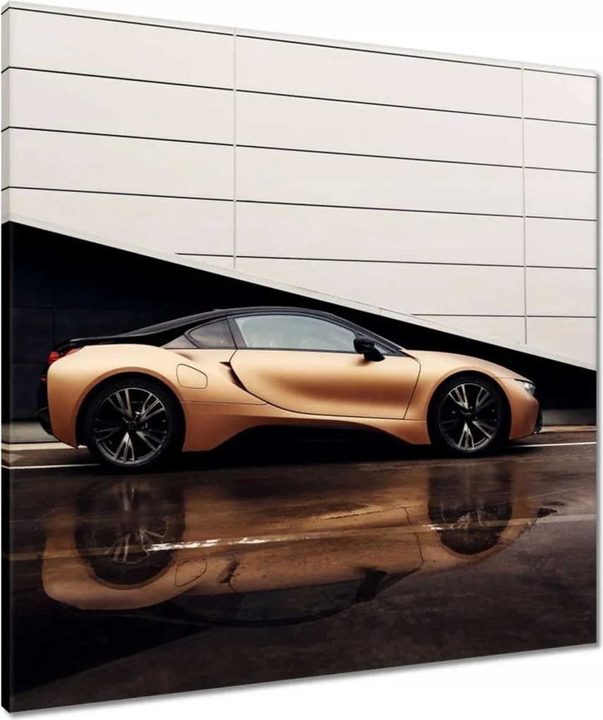 Vászonkép 70x70 Arany Bmw Autó