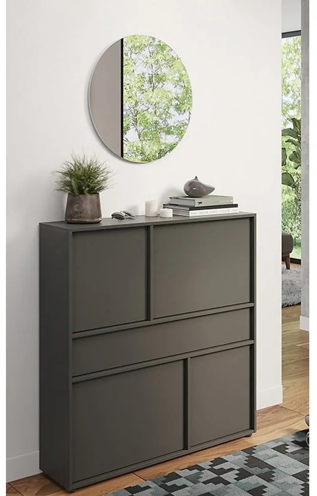 Antracitszürke előszoba bútor Ameca 2.0 – Germania