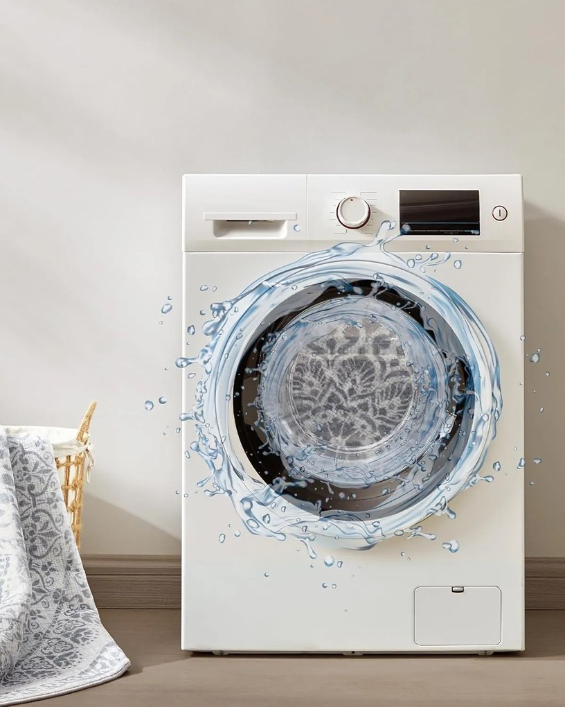 nappali szőnyeg, 160 cm átmérő, szürke