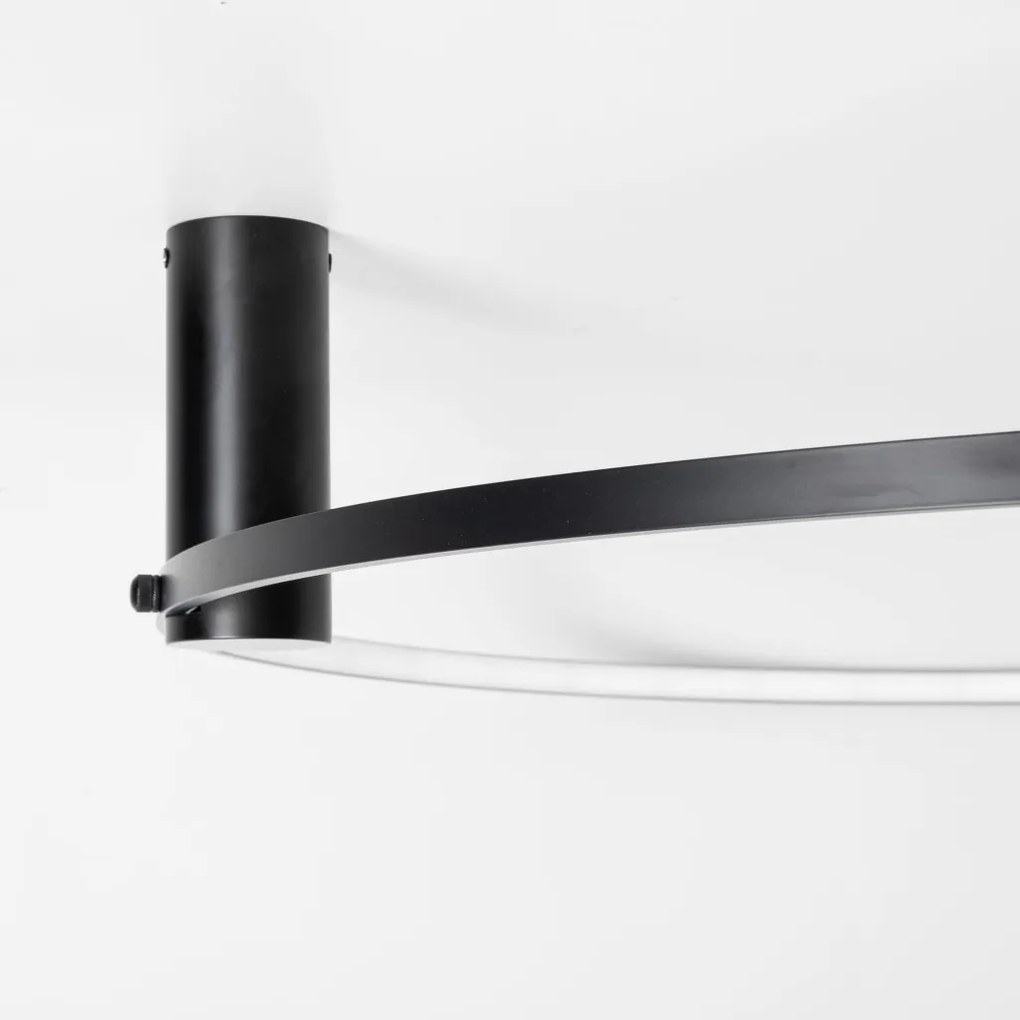 ZUMA LINE 89429-90BK HORIK Kerek Mennyezeti Lámpa Fekete LED IP20