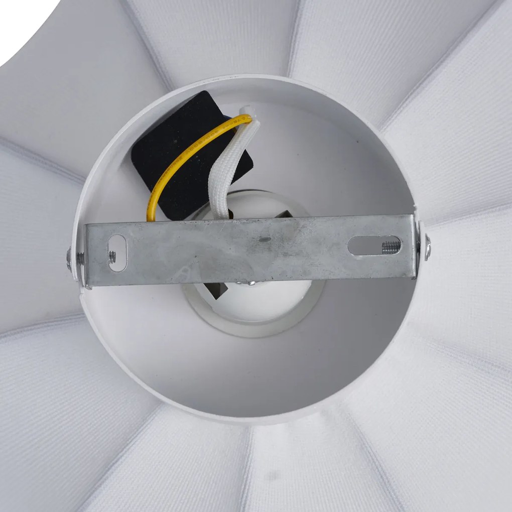 Japandi mennyezeti lámpa fehér 27 cm - Plu Asyesha