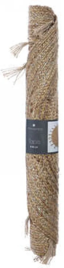 COZY LUREX kerek juta szőnyeg 80 cm