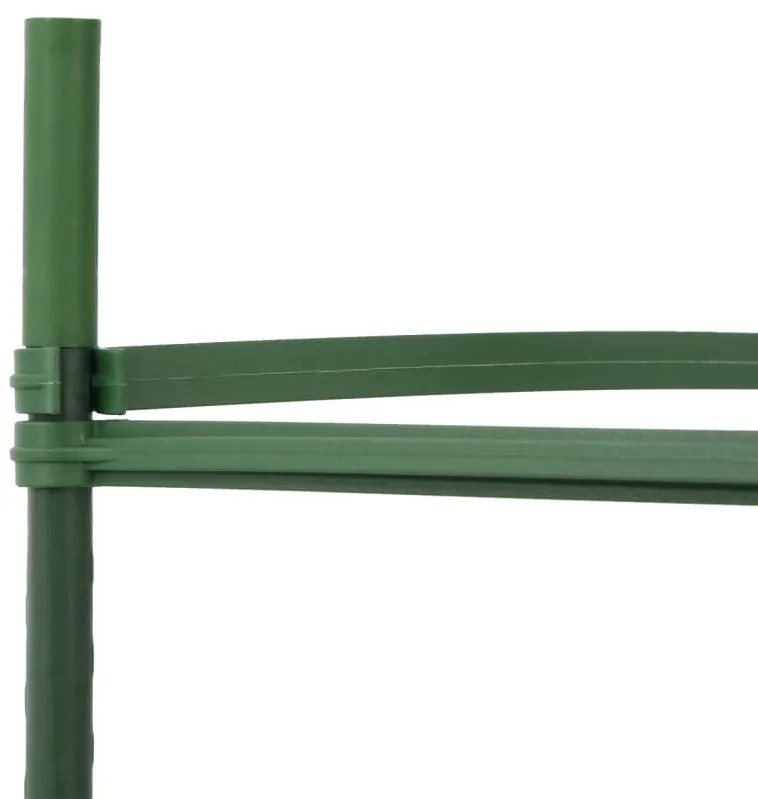 8 db acél és polipropilén paradicsomketrec 116 cm