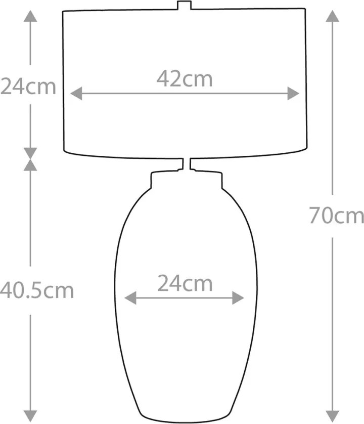 Elstead Lighting VICTOR VICTOR-LRG-TL-RD Asztali lámpa 1x60W/E27