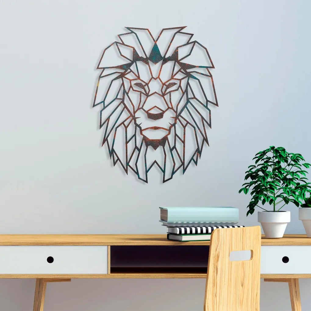 Lion fém fali dekoráció, 40 cm – TR891TNL2419