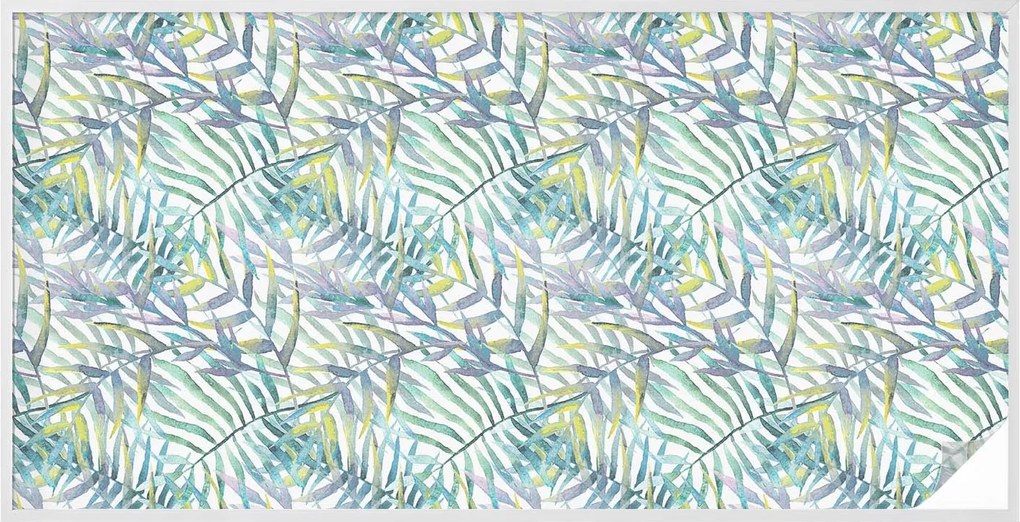 Ablakfólia öntapadós adatvédelem Trópusi akvarell 200x100