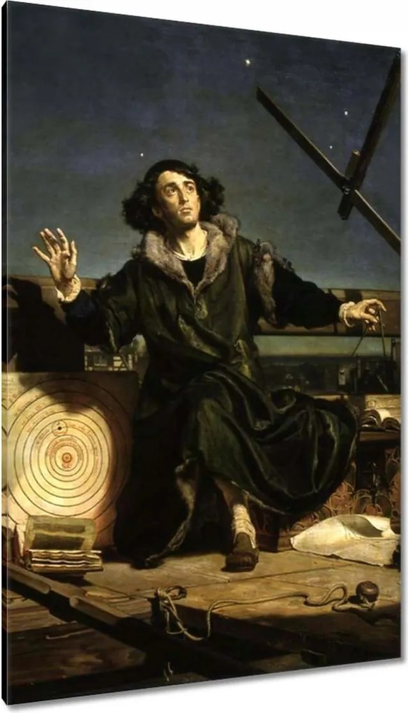 Vászonkép 80x120 Csillagász Kopernikusz Beszélgetés