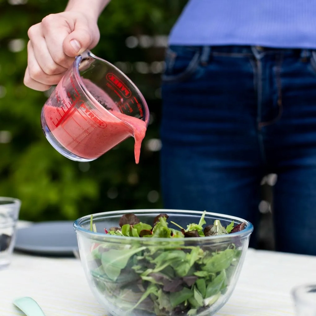 Pyrex üveg mérőpohár 0,25 l, 9 x 8 cm, 250 ml